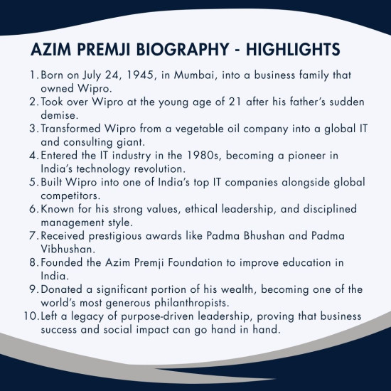 Azim Premji Biography