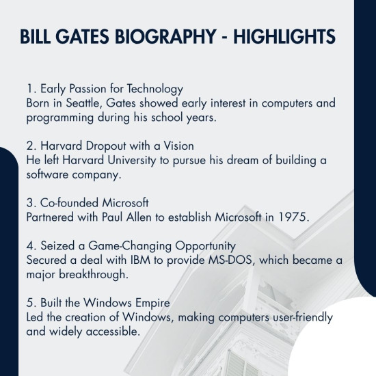 Bill Gates Biography