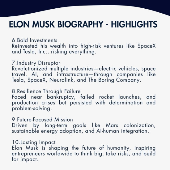 Elon Musk Biography 