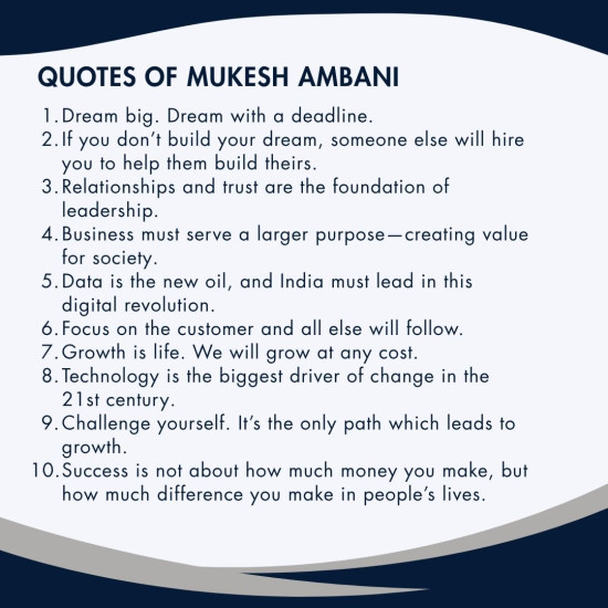 Mukesh Ambani Biography 
