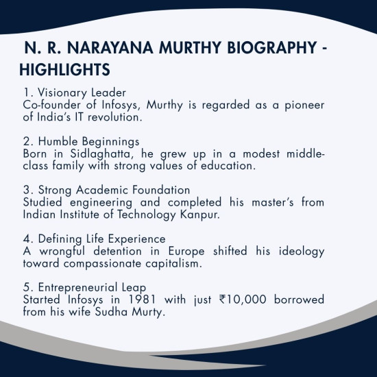 N. R. Narayana Murthy Biography 