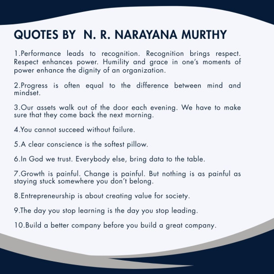 N. R. Narayana Murthy Biography 
