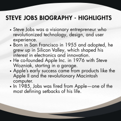 Steve Job Biography